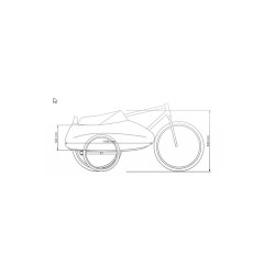 Scandinavian sidecar bike Fiber