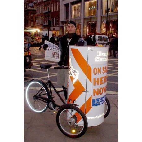 Nihola Posterbike reclame bakfiets