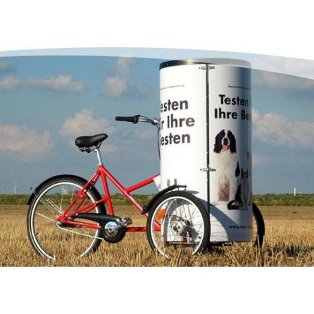 Nihola Posterbike triporteur publicité