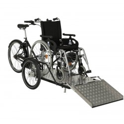 Nihola Flex cargo trike for wheelchair