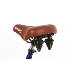 Cangoo bicycle saddle brown