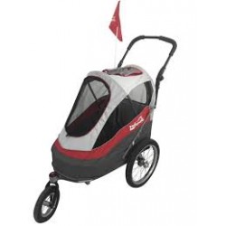 Innopet Sporty dog deluxe remorque vélo pour chien rouge