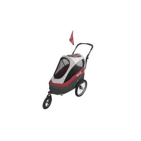 Innopet Sporty dog deluxe remorque vélo pour chien rouge