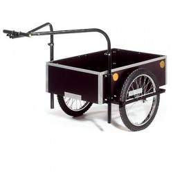 Roland Profi double towbar cargo bike trailer