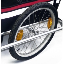 Side wheel 20 inch for bicycle trailer
