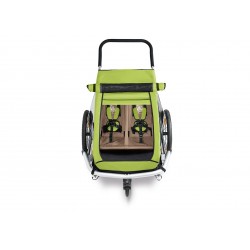 Croozer kid for Pare-soleil Meadow green