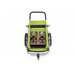 Croozer kid for Sonnenschutz Meadow green