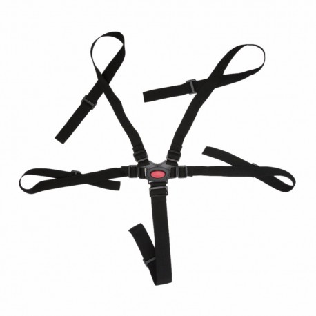 5 point safety belt for child cargo bike