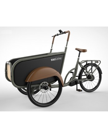 Soci.bike bakfiets cement...