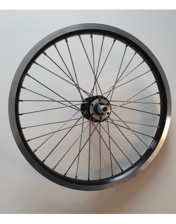 Cargo bike front wheel disc...